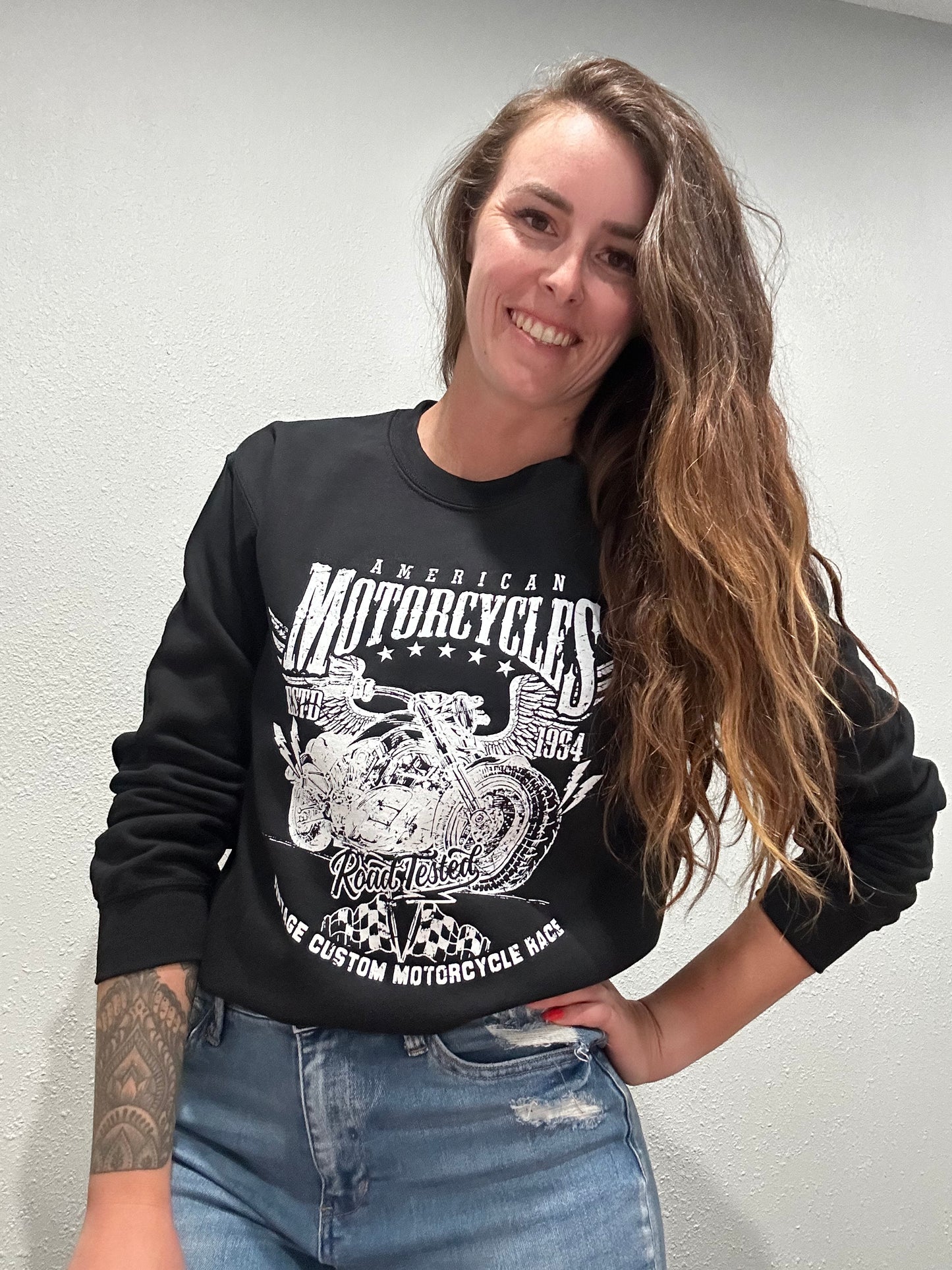 American Motorcycles Crew neck